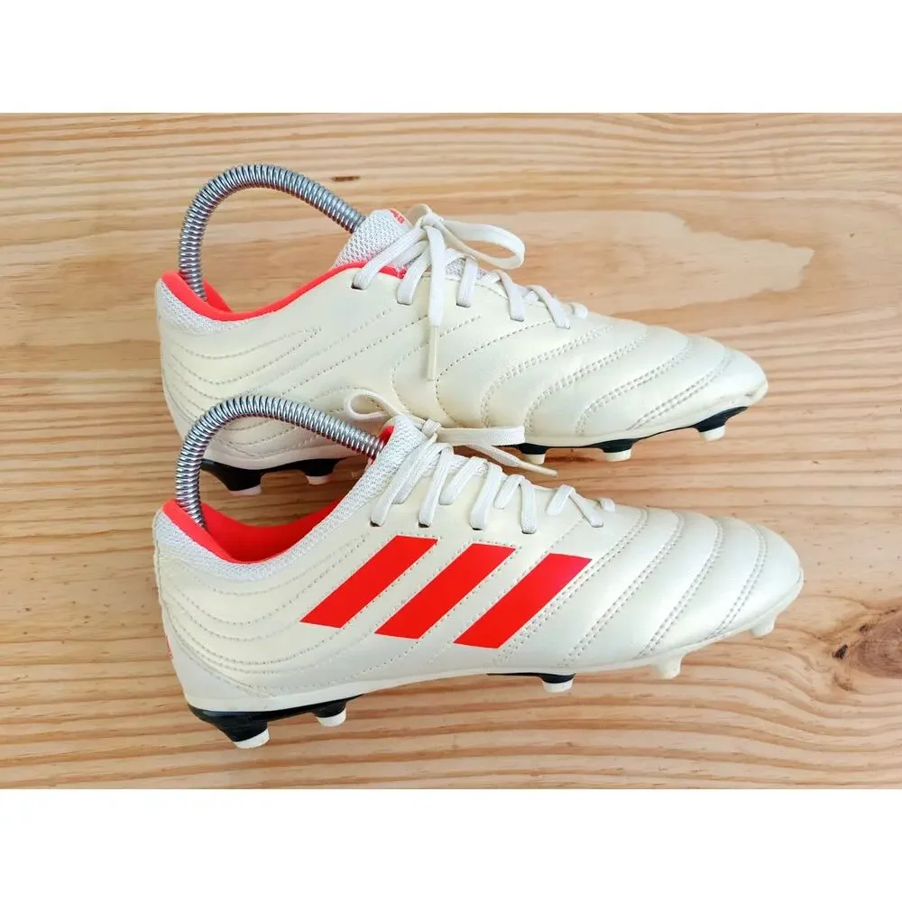 Adidas Copa 19.3 FG Soccer Cleats Men’s Size 5 US White Orange Excellent
